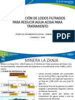 Minera La Zanja - Reutilización de Lodos...