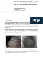 Application and Research of Soil Tunnel Face Stability and Reinforcement in Israel K Projec