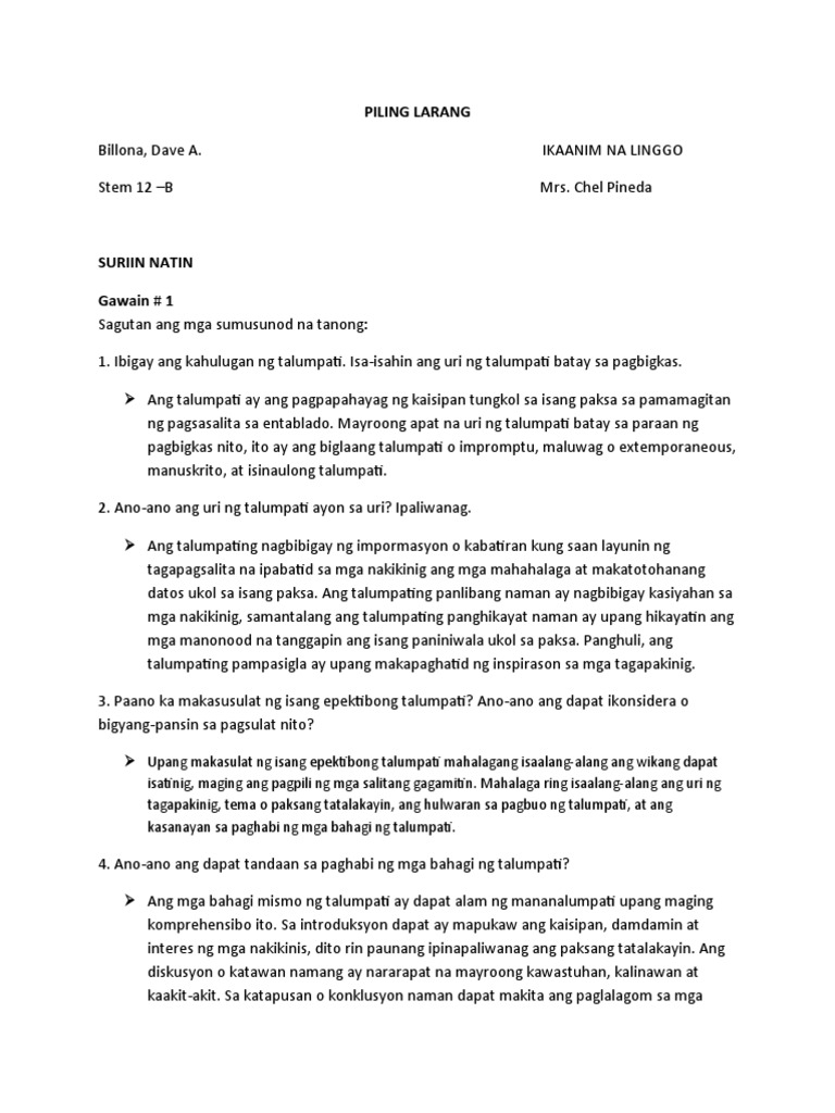 Piling Larang 6 | PDF