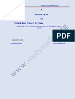 CSE Touch Less Touch Screen PDF