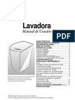 Manual Lavadora