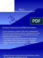 Bab 14 Perkembangan MSDM Internasional
