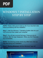 Windows 7 Installation