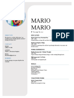 Mario Mario Resume