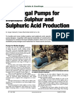 Centrifugal Pumps For Molten Sulphur Amp H2so4 Production