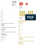 Soal Matematika Kelas 1 SD Bab 2 Penjumlahan dan Pengurangan