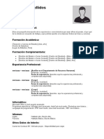 Curriculum Vitae Combinado