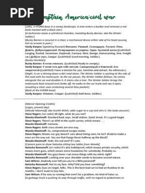 captain america civil war script pdf