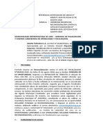 Recurso de reconsideración contra acta de fiscalización por presunta infracción de tránsito