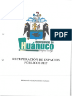 PLAN DE RECUPERACION DE ESPACIOS PUBLICOS