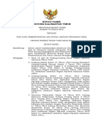 Perbub Paser No 76 Tahun 2019 Tentang Tata Cara Pemberhentian Dan Rotasi Jabatan Perangkat Desa