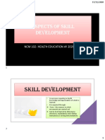 Aspects of Skill Development Lec Notes