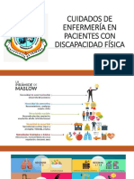 CUIDADOS DE ENFERMERÍA EN PACIENTES CON DISCAPACIDAD FÍSICA