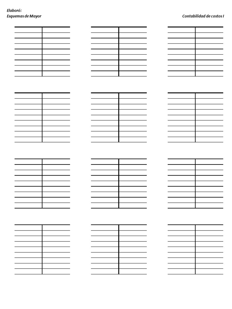 Formato de Esquemas de Mayor PDF