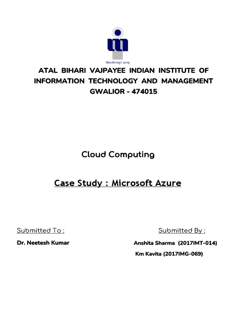 case study on microsoft azure pdf