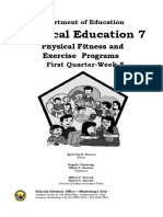 Physical Education 7: Physical Fitness and Exercise Programs