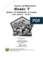 Music 7: Department of Education