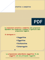 4 - Analisi Del Periodo - Completive