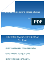 Direito Reais Sobre Coisas Alheias - Resumo.