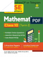 Arihant Mathematics Class 10 Term 1