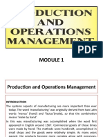 Operations Management Module 1