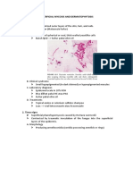 Superficial Mycosis and Dermatophytosis