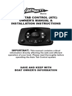 Auto Tab Control (Atc) Owner'S Manual & Installation Instructions