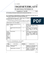 Bundesgesetzblatt: Für Die Republik Österreich