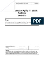 Inlet and Exhaust Piping For Steam Turbines: Scope