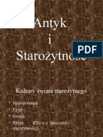 Antyk I Starozytnosc