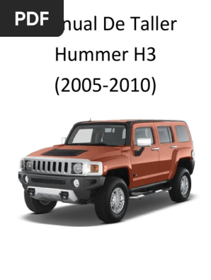 Hummer H3 (2005-2010) Manual de Taller | PDF | Industria