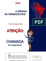 Atribuições clínicas do farmacêutico e prescrição farmacêutica