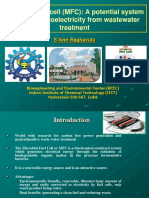 Microbial Fuel Cell (MFC) : A Potential System To Harness Bioelectricity From Wastewater Treatment