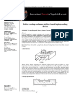 Peltier Cooling and Mass Airflow Based Laptop Cooling Device