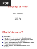 Language As Action: James Pustejovsky