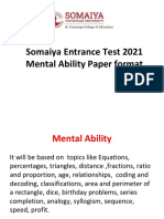 SET Mental Ability Test 2021