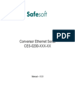 Conversor Ethernet Serial CES-0200-XXX-XX. Manual V3.9