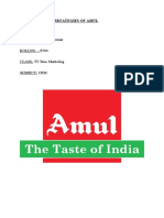 CRM Srtategies of Amul