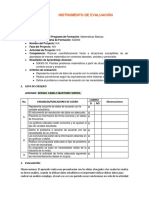 Instrumento de Evaluación: 1. Datos Generales