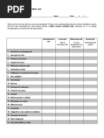 Escala de Ajustamento Social WSAS | PDF