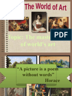 Topic: The Masterpieces of World's Art