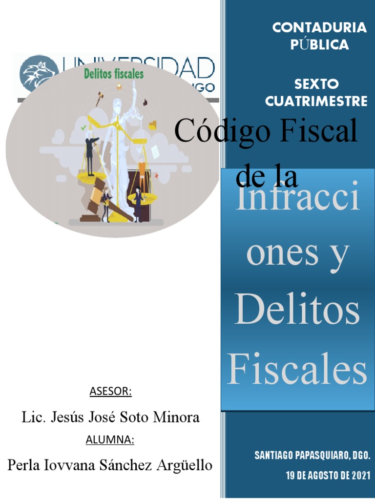 Infracciones y Delitos Fiscales PDF Contabilidad Evasión de impuestos