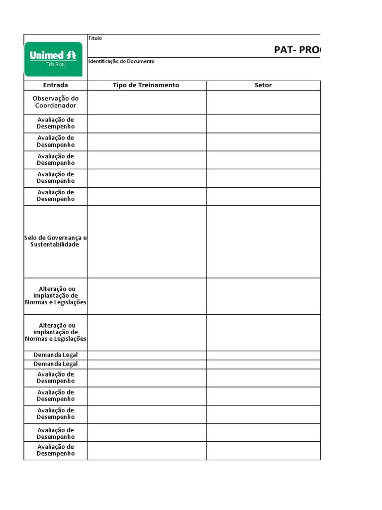 Programa Anual de Treinamento PAT | PDF | Business