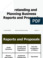 Understanding and Planning Business Reports and Proposals