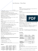 39557873 Data Structures Cheat Sheet