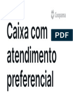 1 - Caixa Com Atendimento Preferencial -30x15cm