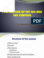 Preparation of Pay Bill and Pay Fixation: Dr. Mohammed Amjed Hossain