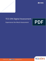 TCS iON Digital Assessment: Experience The Mock Assessment