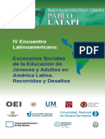 IV Encuentro Latinoamericano - Cátedra Latapí