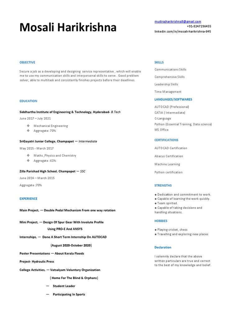 Mosali Harikrishna Objective Skills PDF Science And Technology
